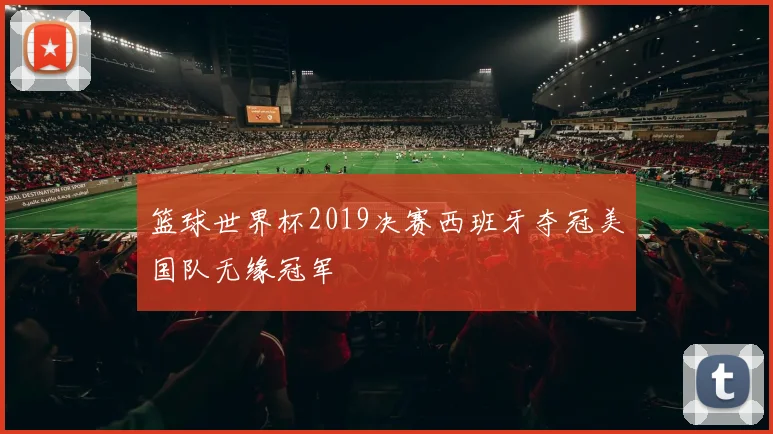 篮球世界杯2019决赛西班牙夺冠美国队无缘冠军
